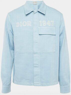 Dior 1947 Logo Denim Jacket Size 48